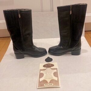 NEW PAJAR Warm lined black winter Boots size 65 with zipper closure